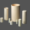 High Purity Cylindrical Alumina Ceramic Crucible