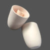 High Purity Conical Alumina Ceramic Crucible (ARC)