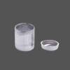 Aluminum sample pan with cover
