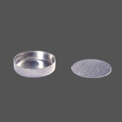 Aluminum autosampler crimp pans/Al crimp pans and lids