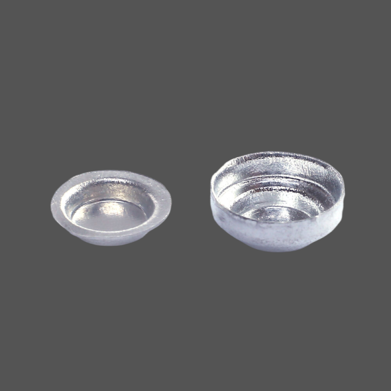 Hermetic aluminum sample pan/lid set