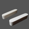 Customizable Alumina Ceramic Boat Crucible with Lid for Melting Refractory Applications