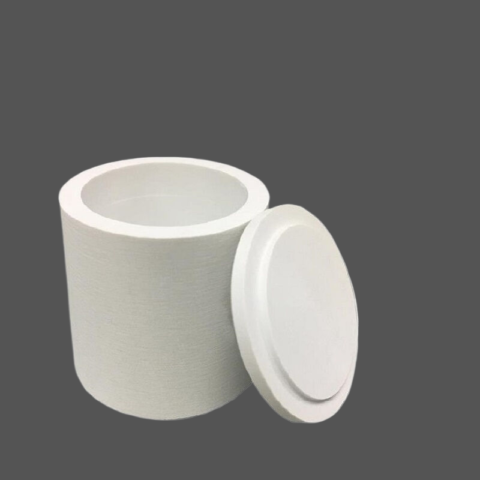 High-Quality Cylinder Boron Nitride Crucibles with Lids for Advanced Applications