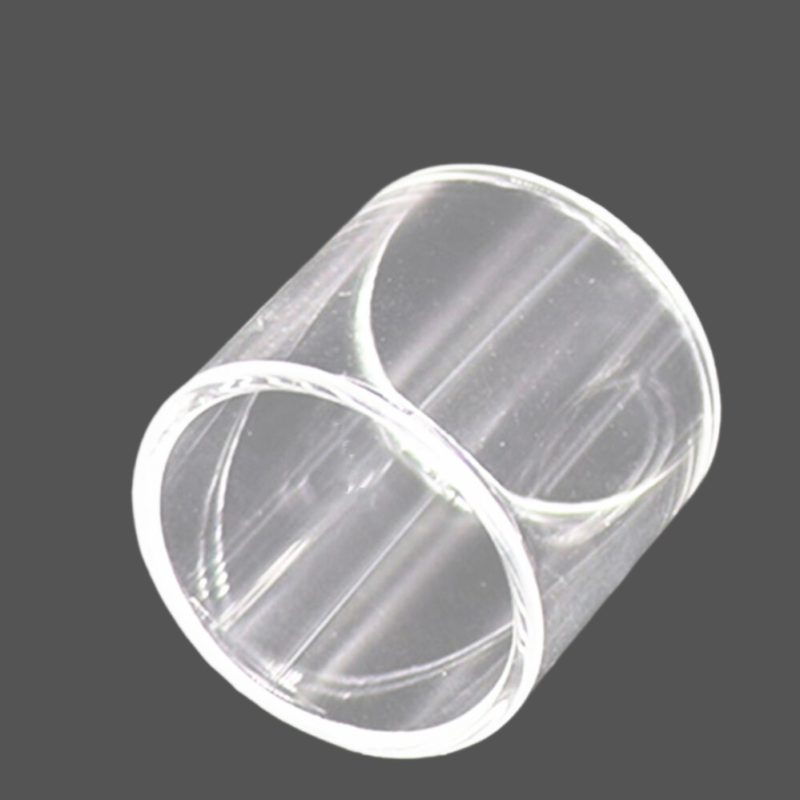 High-Precision Cylindrical Quartz Glass Crucibles for Laboratory Use