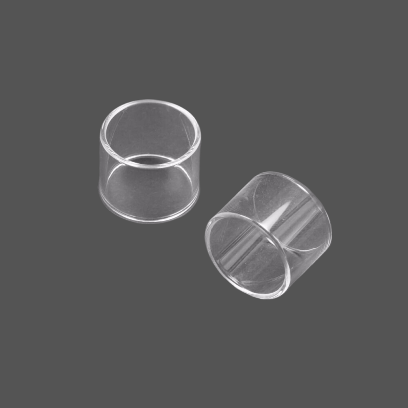 High-Precision Cylindrical Quartz Glass Crucibles for Laboratory Use