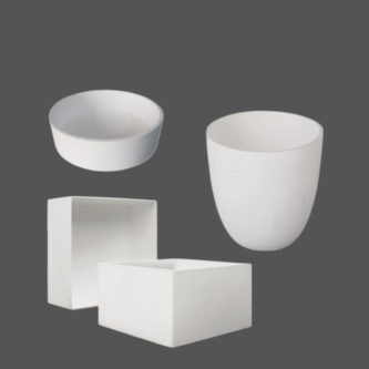 High-Purity SiO2 Quartz Ceramic Crucibles