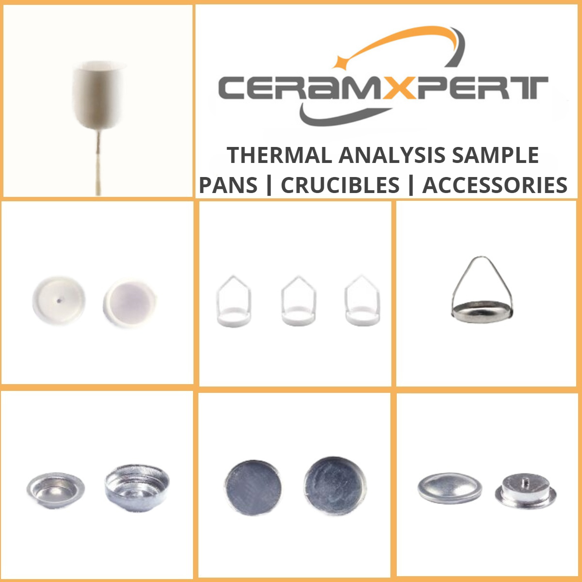 THERMAL ANALYSIS SAMPLE PANS丨CRUCIBLES丨ACCESSORIES