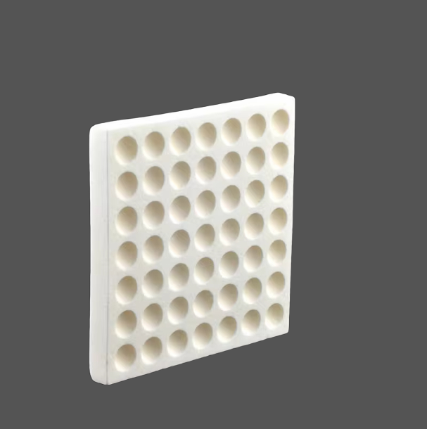 🔬 49-Well Alumina Microreaction Plate for High-Temperature & Multi-Sample Testing